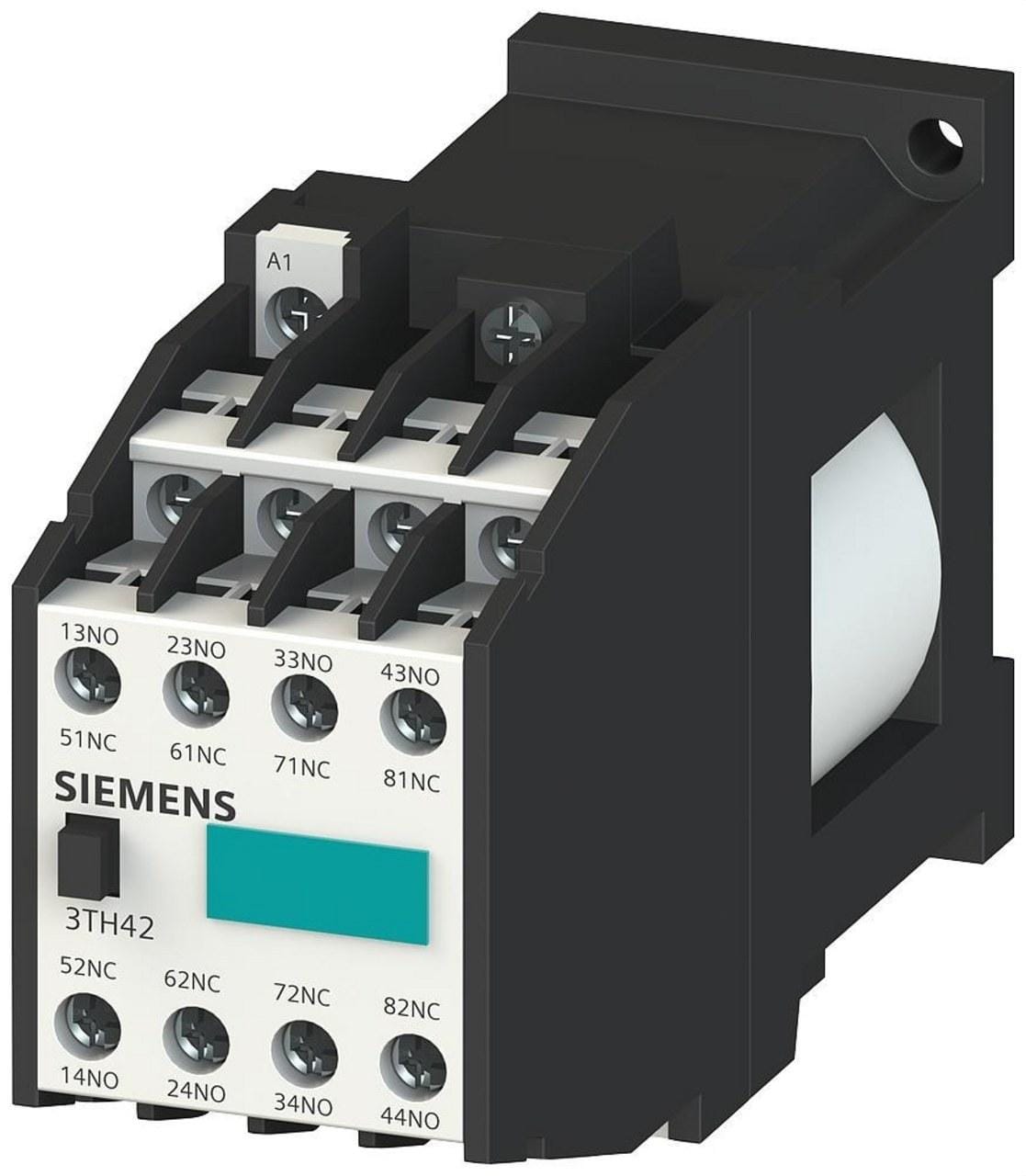 SIEMENS - Contactor auxiliar 3TH4 44E 24VCC tornillo
