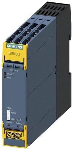 SIEMENS - Relé seguridad 3NA+1NC 24V CA/CC conexión tornillo