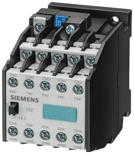 SIEMENS - Contactor auxiliar 3TH4 100E 110VAC 50Hz tornillo