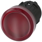 SIEMENS - Lámpara señalización redondo rojo lente GLATT