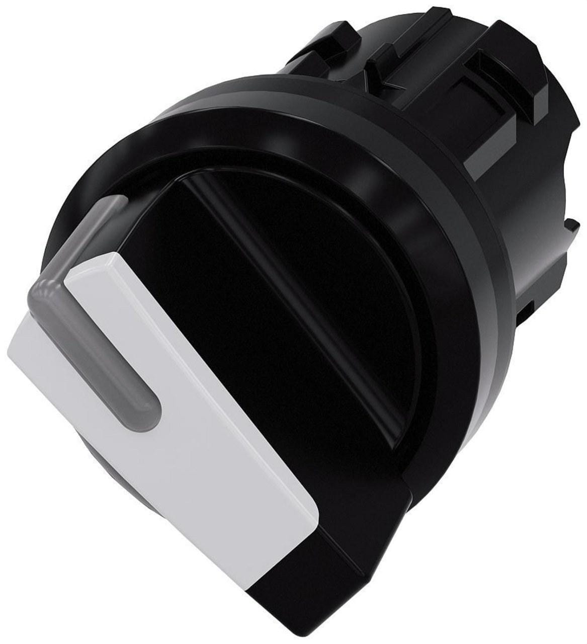SIEMENS - Selector redondo negro blanco manecilla corta O-I sostenido