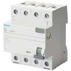 SIEMENS - Diferencial tipo-A 63A 3+neutro 30mA 400V 4 módulos retardo