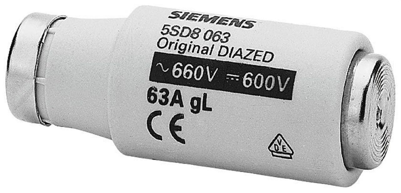 SIEMENS - Fusible diazed-660V 63A DIII/E33