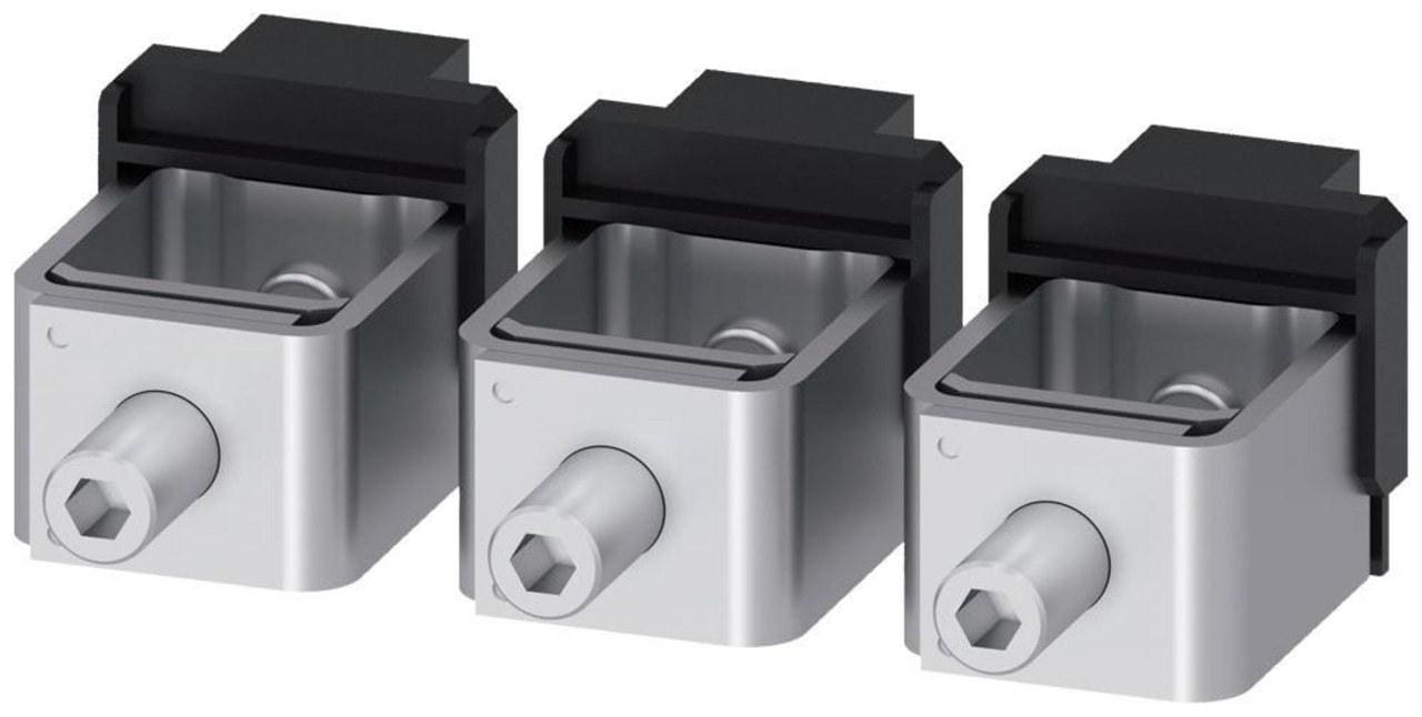 SIEMENS - Juego bornes marco para 3VA2 400/630 (3u)