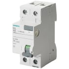 SIEMENS - Interruptor diferencial 5SV clase-AC 2 polos 40A 300mA 70mm