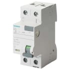 SIEMENS - Interruptor diferencial clase-AC maneta naranja 2 módulos 2 polos 25-30mA