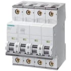 SIEMENS - Interruptor automático accesoriable 15kA curva-C 4 polos 16A
