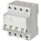 SIEMENS - Interruptor 70mm 400V 4 módulos 35mm² 3 polos + neutro 32A