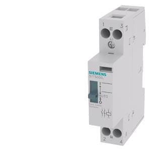 SIEMENS - Contactor de instalación 0/1 automático 2 NA 230V AC 400V 20A con mando 230V AC 220V DC