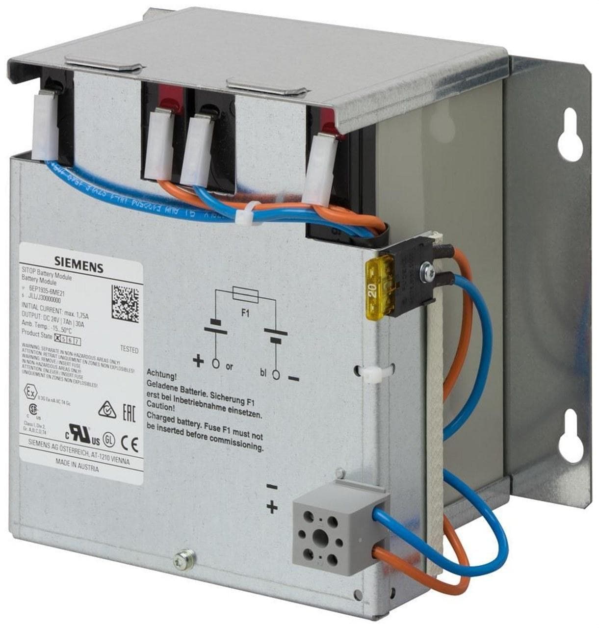 SIEMENS - Batería 7AH/24VDC/20A