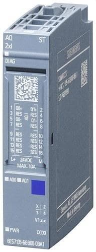 SIEMENS - Módulo electrónico salida analógico para ET 00SP 2 SA X-I