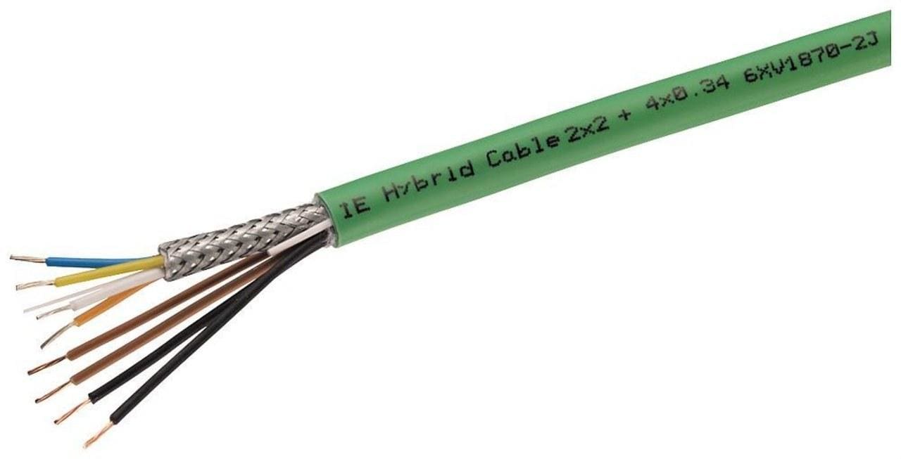 SIEMENS - Cable IE hibrido 2x2+4x0,34 cable flexible 4xCU