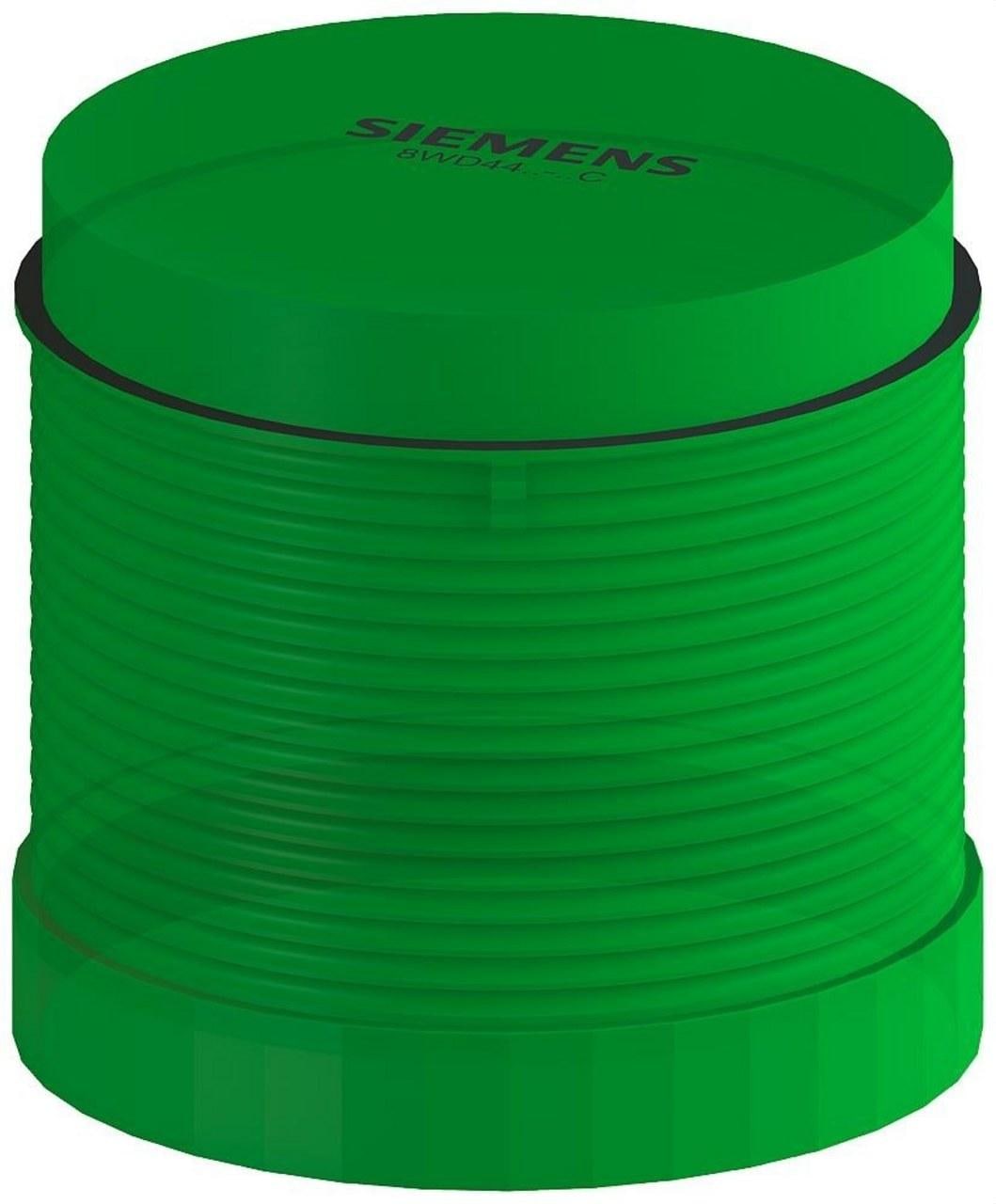 SIEMENS - Columna señalización elemento luz permanente led 24V AC/DC verde