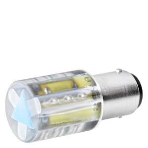 SIEMENS - Led columna señalización 230V AC BA15D azul
