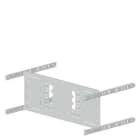 SIEMENS - Placa montaje 3VA12 250A 3 polos 1 interruptores 150x600mm