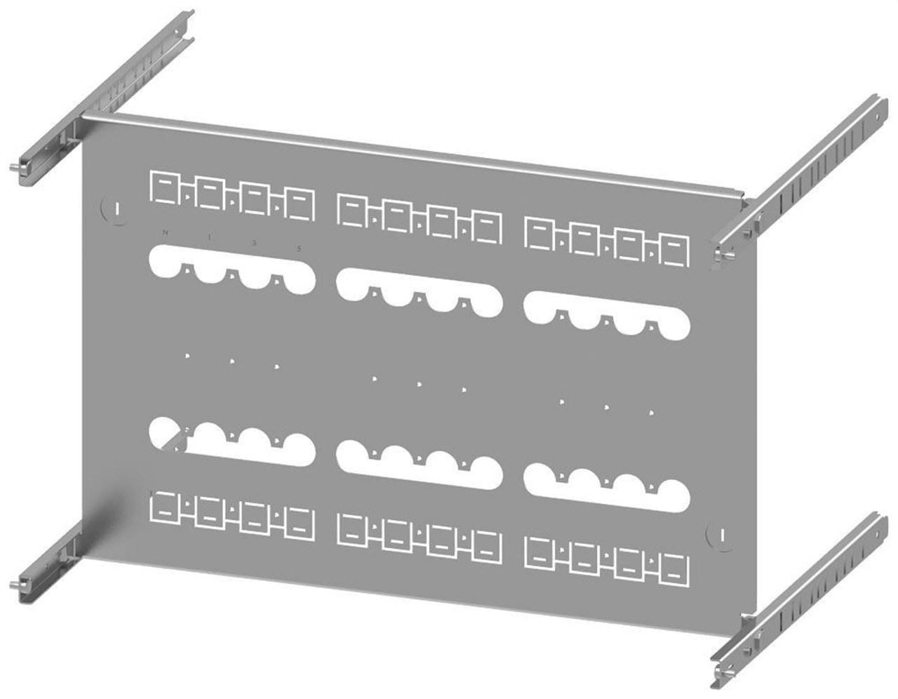 SIEMENS - Placa montaje 3VA12 250A 3 polos 3 interruptores 350x600mm