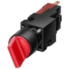 SIEMENS - Aparato completo 16mm muletilla I-0-II pulsador negro