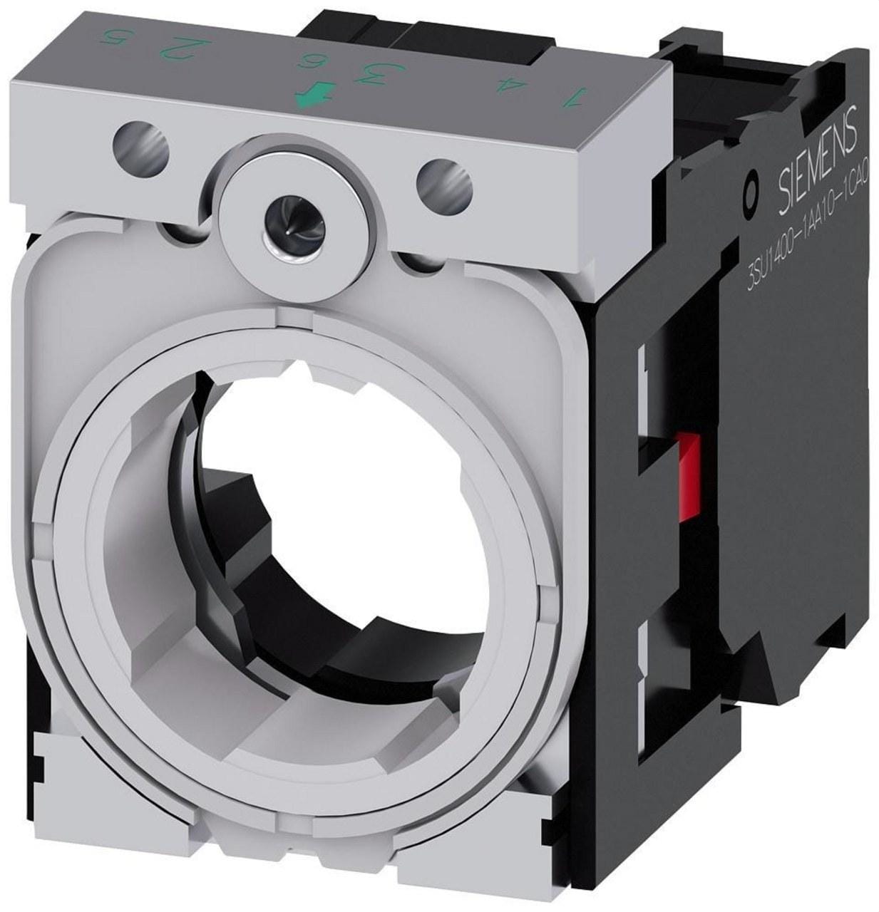 SIEMENS - Soporte para 3 módulos metálico 1NC borne tornillo