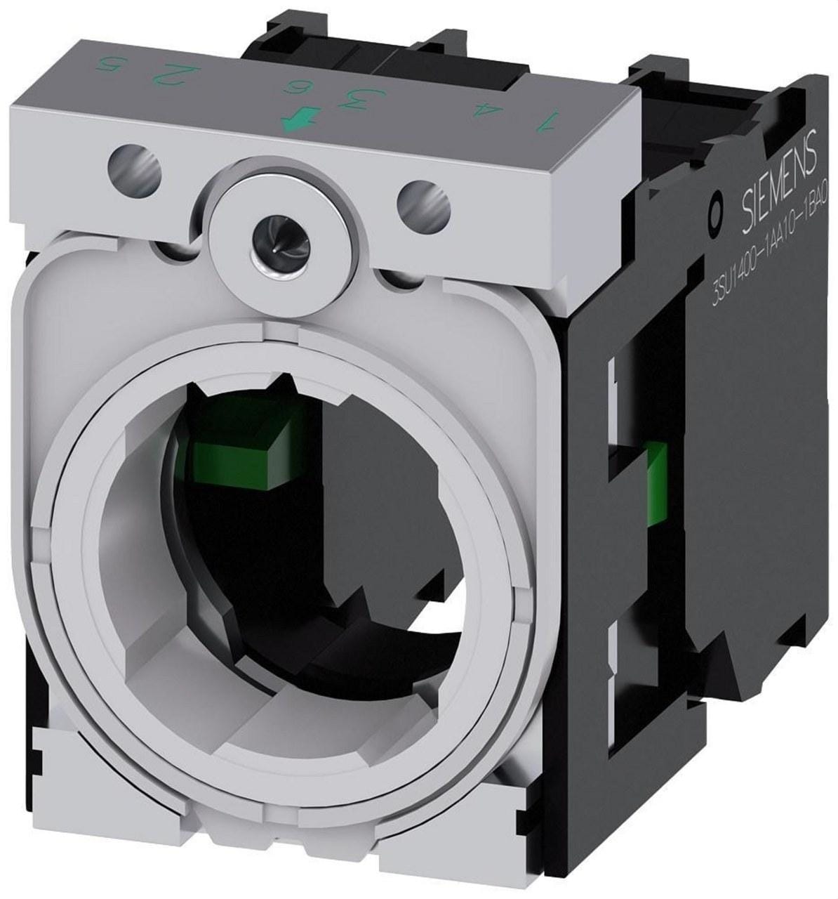 SIEMENS - Soporte para 3 módulos metálico 1NA 1NA borne tornillo