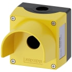 SIEMENS - Caja plástico parte superior amarillo 1 punto mando plástico