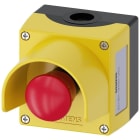 SIEMENS - Caja plástico amarillo 1 punto mando cuello protección