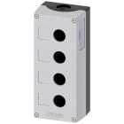 SIEMENS - Caja 22mm caja plástico parte superior gris 4 punto