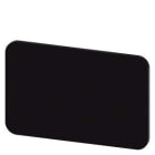 SIEMENS - Plaquita 17,5x27mm negro letras blanco inscripción usuario