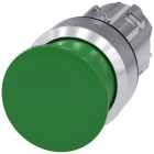 SIEMENS - Pulsador seta metálico brillante verde 30mm momentáneo