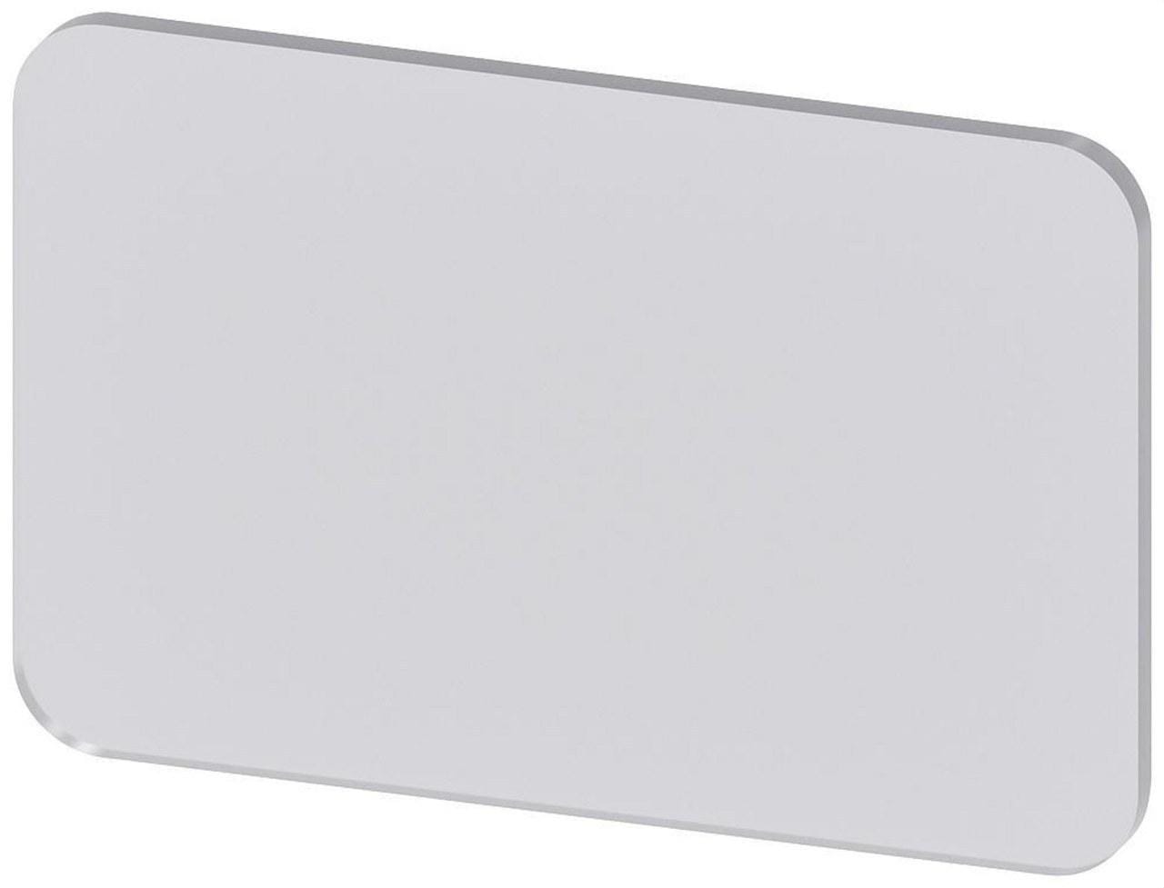 SIEMENS - Plaquita 17,5x27mm TRANSPARENTE inscripción usuario