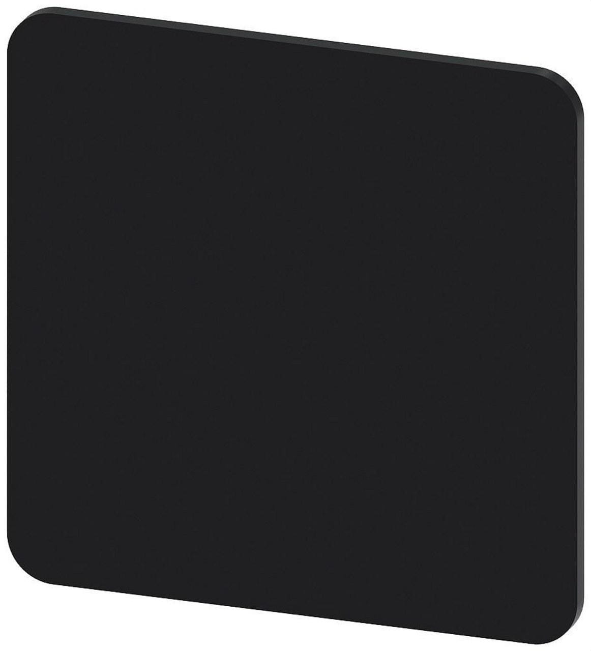 SIEMENS - Plaquita 27x27mm negro letras blanco inscripción usuario