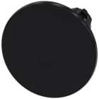 SIEMENS - Pulsador seta 22mm redondo plástico negro 60mm momentáneo