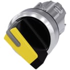SIEMENS - Selector luminoso amarillo manecilla corta O-I momentáneo 45°