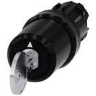 SIEMENS - Interruptor llave BKS S1 izquierda derecha 45° posición O + unipolar