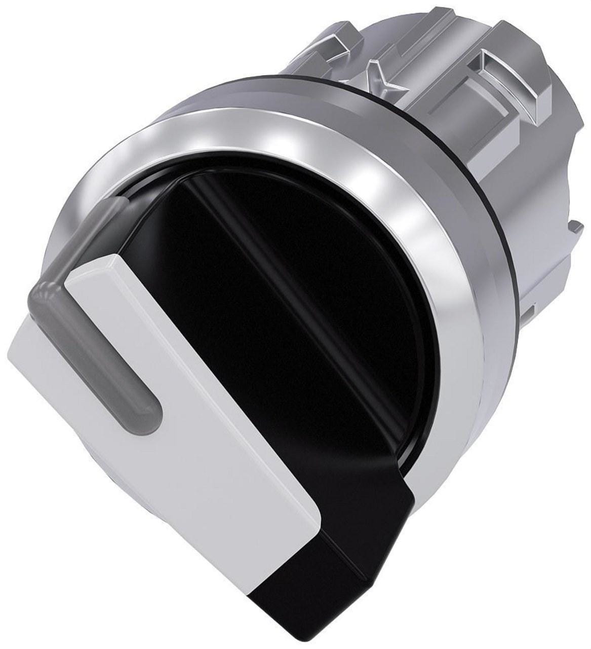 SIEMENS - Selector luminoso negro blanco manecilla corta O-I sostenido