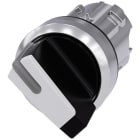 SIEMENS - Selector luminoso negro blanco manecilla corta O-I sostenido