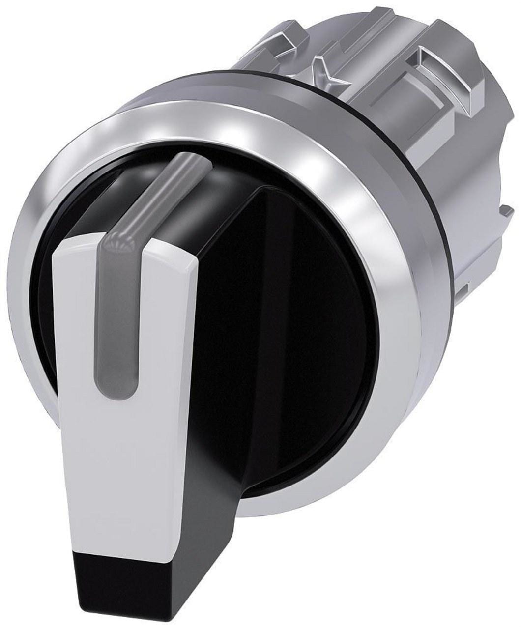 SIEMENS - Selector luminoso negro blanco manecilla I-O-II sostenido