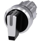 SIEMENS - Selector luminoso negro blanco manecilla I-O-II sostenido