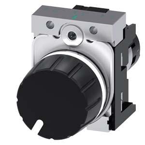 SIEMENS - Potenciómetro compacto redondo plástico negro 4,7kohm