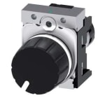 SIEMENS - Potenciómetro compacto redondo plástico negro 4,7kohm