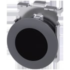 SIEMENS - Pulsador 22mm negro anillo frontal montaje plano sostenido
