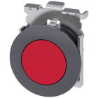SIEMENS - Pulsador 30mm rojo anillo frontal montaje plano momentáneo