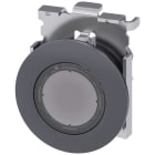 SIEMENS - Pulsador 30mm redondo metálico mate transparente anillo frontal momentáneo