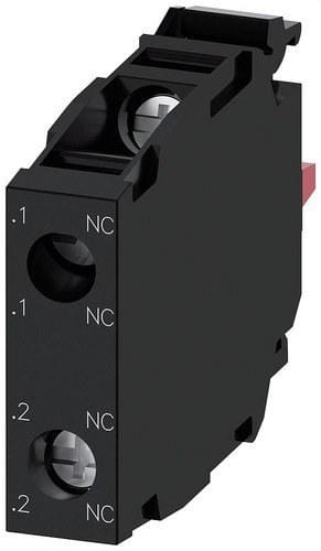 SIEMENS - Módulo contacto 2NC borne tornillo para fijación placa frontal
