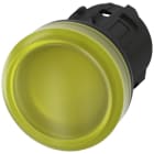 SIEMENS - Lámpara señalización redondo amarillo lente GLATT