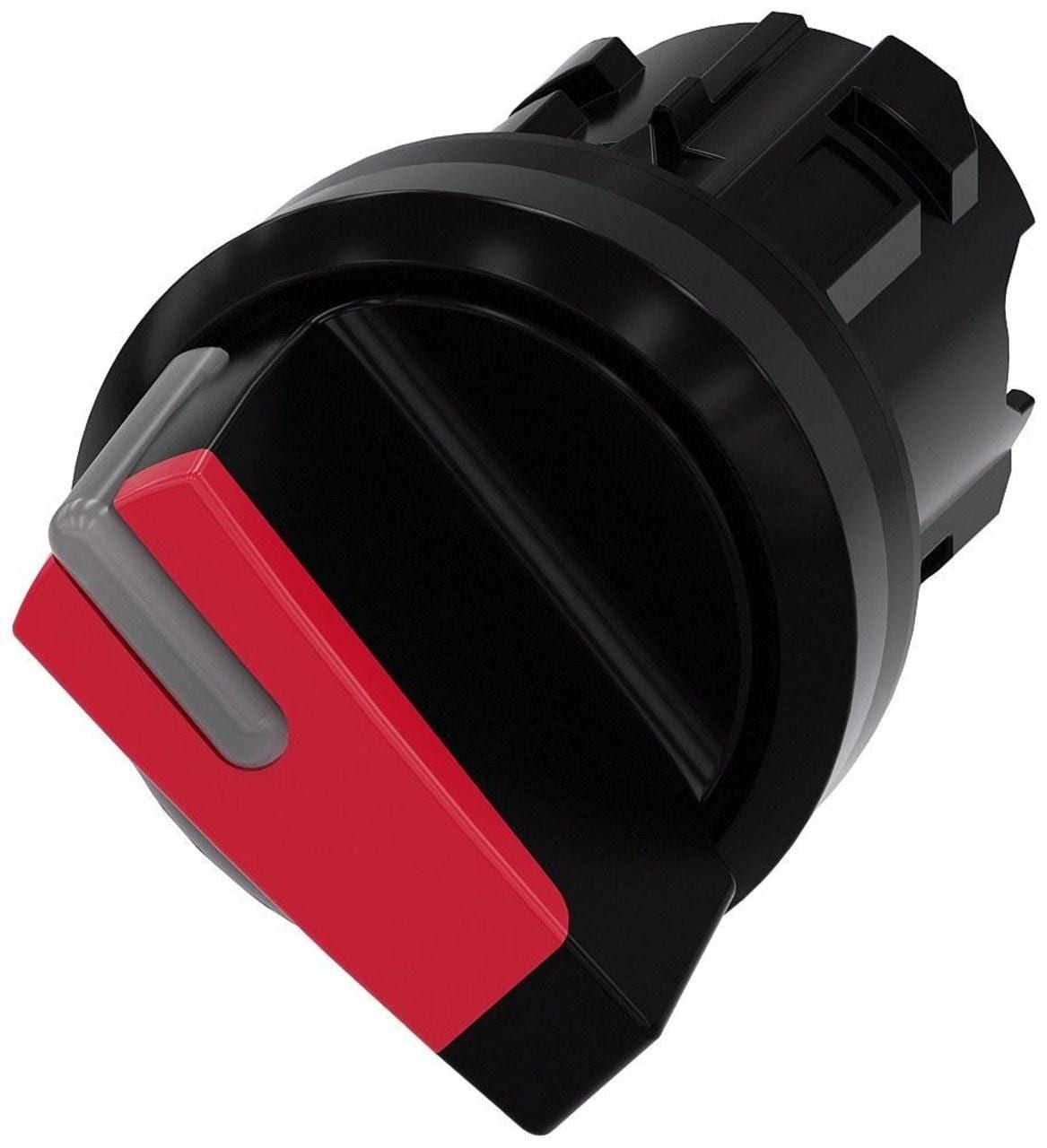 SIEMENS - Selector redondo rojo manecilla corta O-I sostenido 90°