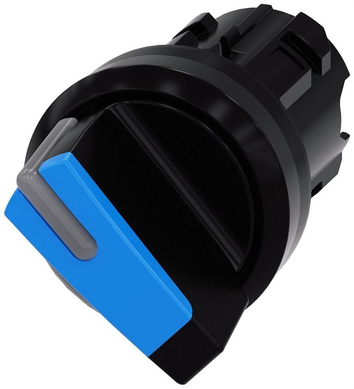 SIEMENS - Selector redondo azul manecilla corta O-I sostenido 90°