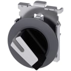 SIEMENS - Selector negro blanco manecilla corta anillo frontal sostenido