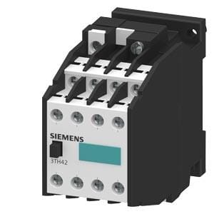 SIEMENS - Contactor auxiliar 3TH4 44E 110VAC 50Hz tornillo