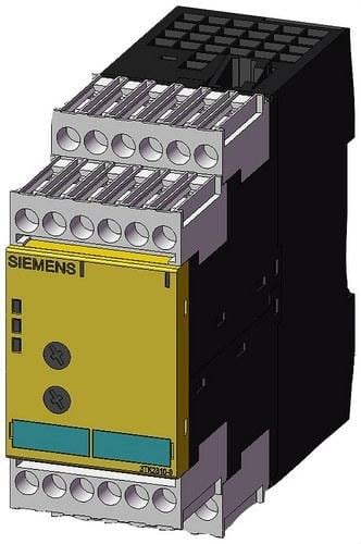 SIEMENS - Módulo de seguridad vigilancia velocidad 0 24VDC conexión tornillo 3NA/1NC
