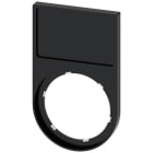 SIEMENS - Portaplaquita abajo negro inscripción 175x27mm
